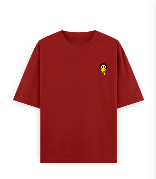 DRIPPY SMILE OVERSIZED T-SHIRT//UNISEX